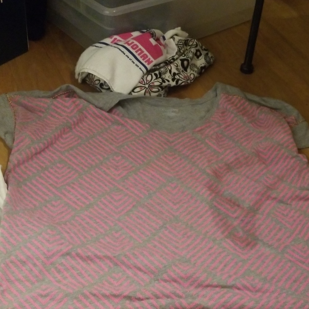 Pink & Gray shirt